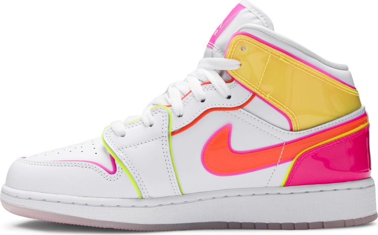 Nike Air Jordan 1 Mid SE GS 'Edge Glow'