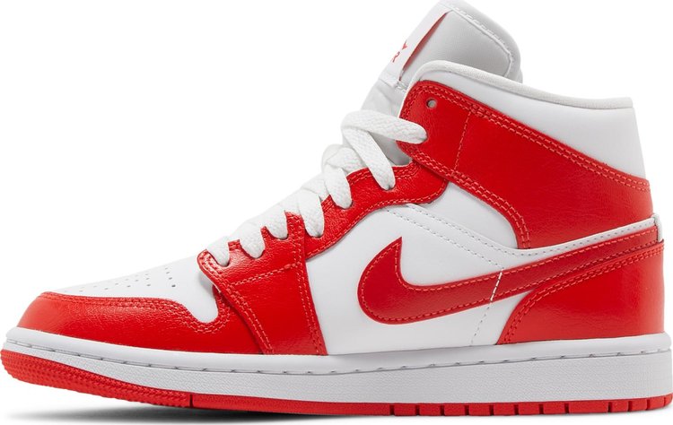 Nike Air Jordan 1 Mid 'Habanero Red'