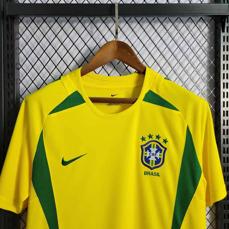 Camisa Seleção Brasileira 2002 Modelo Retrô