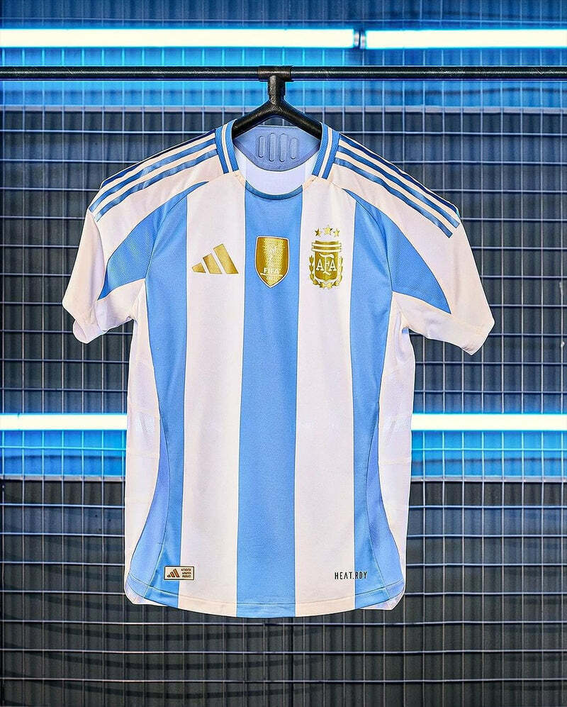 Camisa Argentina Home 2024/25 Patch de Campeão