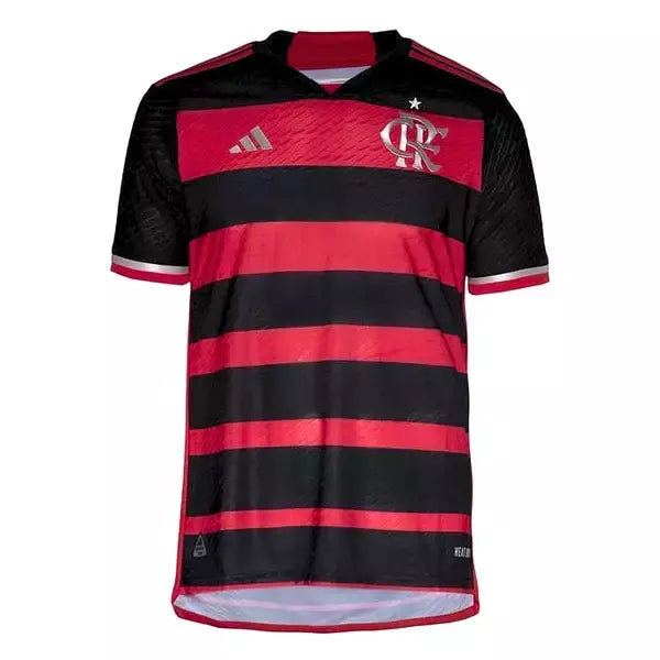 Camisa Nova do Flamengo I Home 2024 Torcedor Adidas Masculino 24/25 - Vermelho e Preto