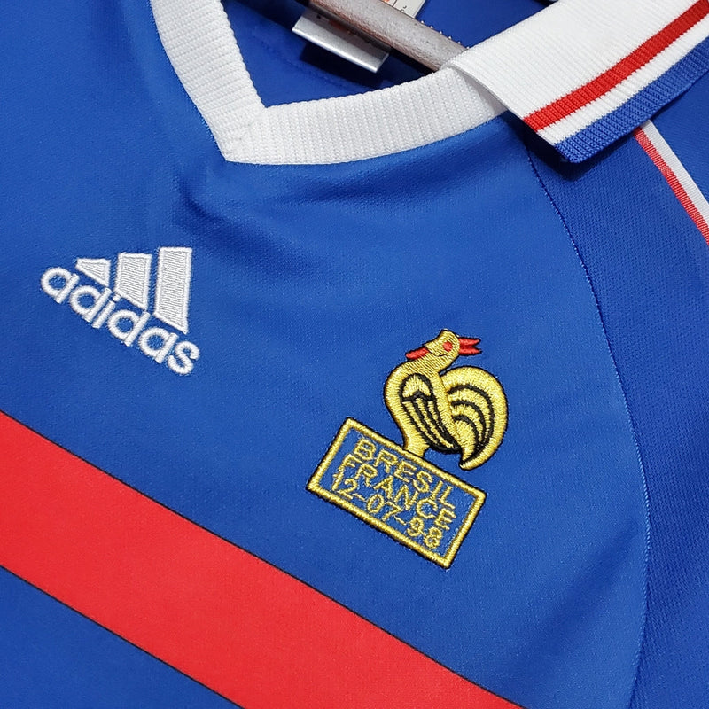 CAMISA FRANÇA RETRÔ 1998 HOME