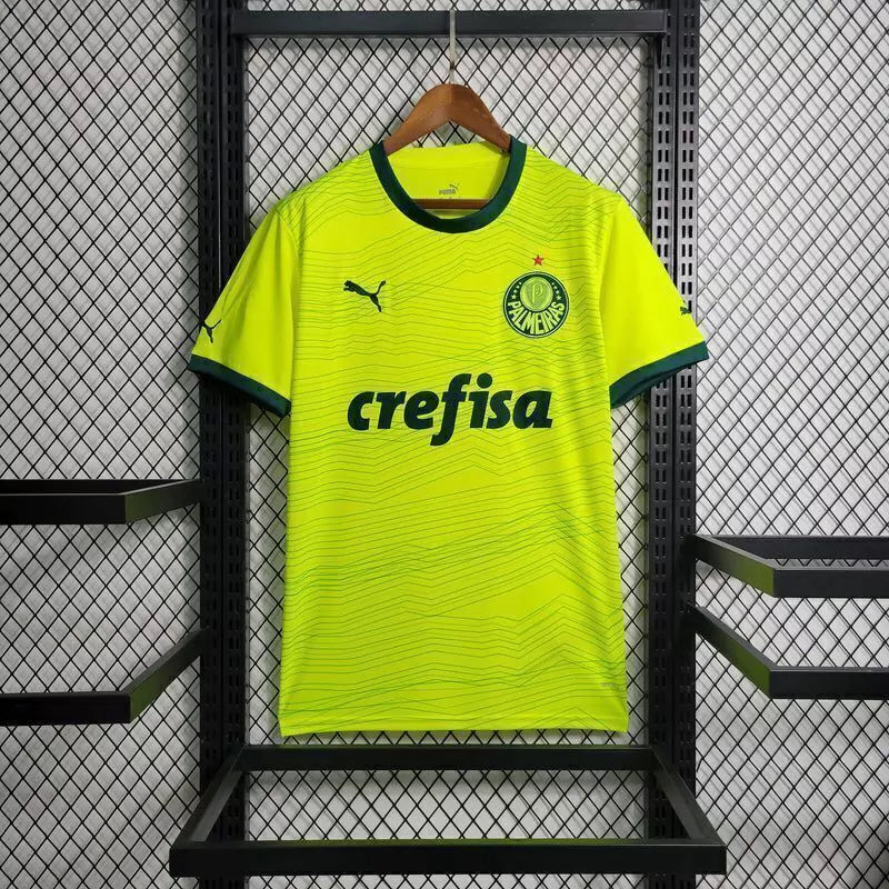 Camisa Palmeiras Third III 23/24 Puma Torcedor Masculina - Verde Limão