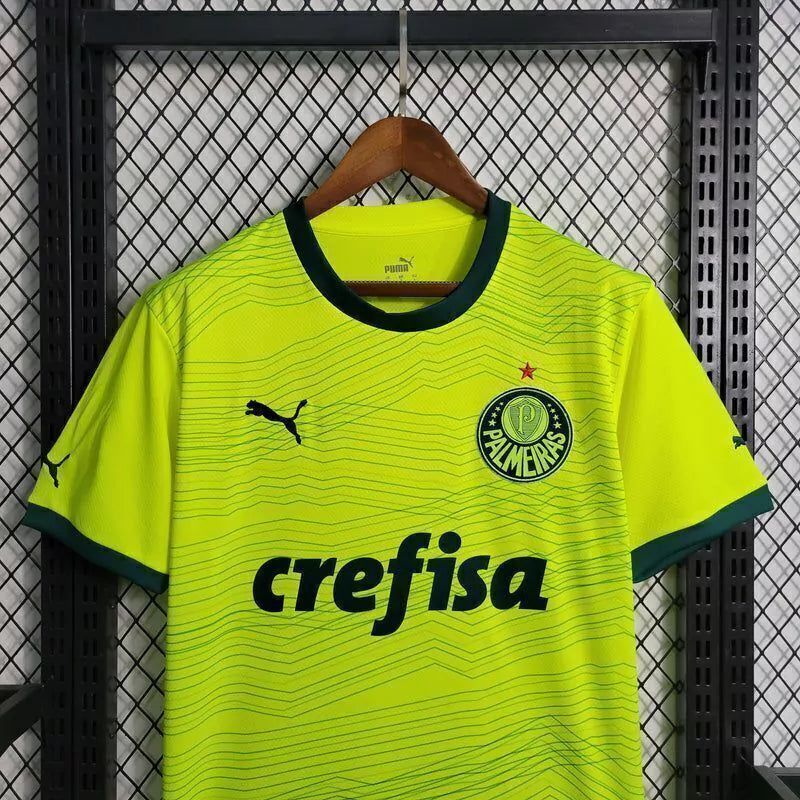 Camisa Palmeiras Third III 23/24 Puma Torcedor Masculina - Verde Limão