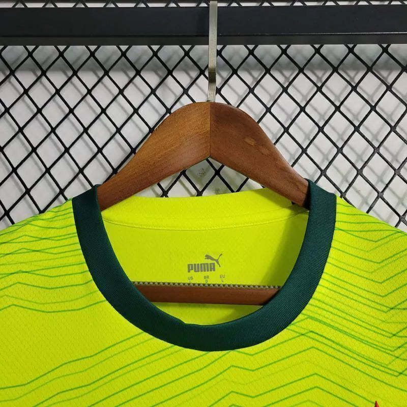 Camisa Palmeiras Third III 23/24 Puma Torcedor Masculina - Verde Limão