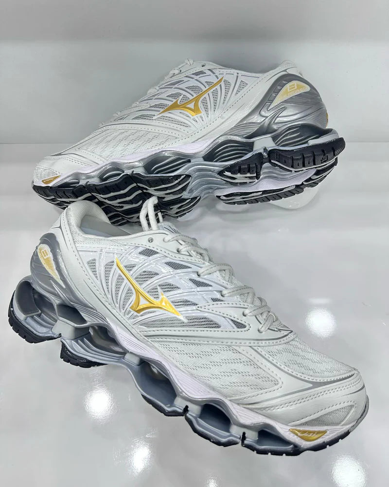 Mizuno Wave Prophecy 8 "Branco/Dourado"